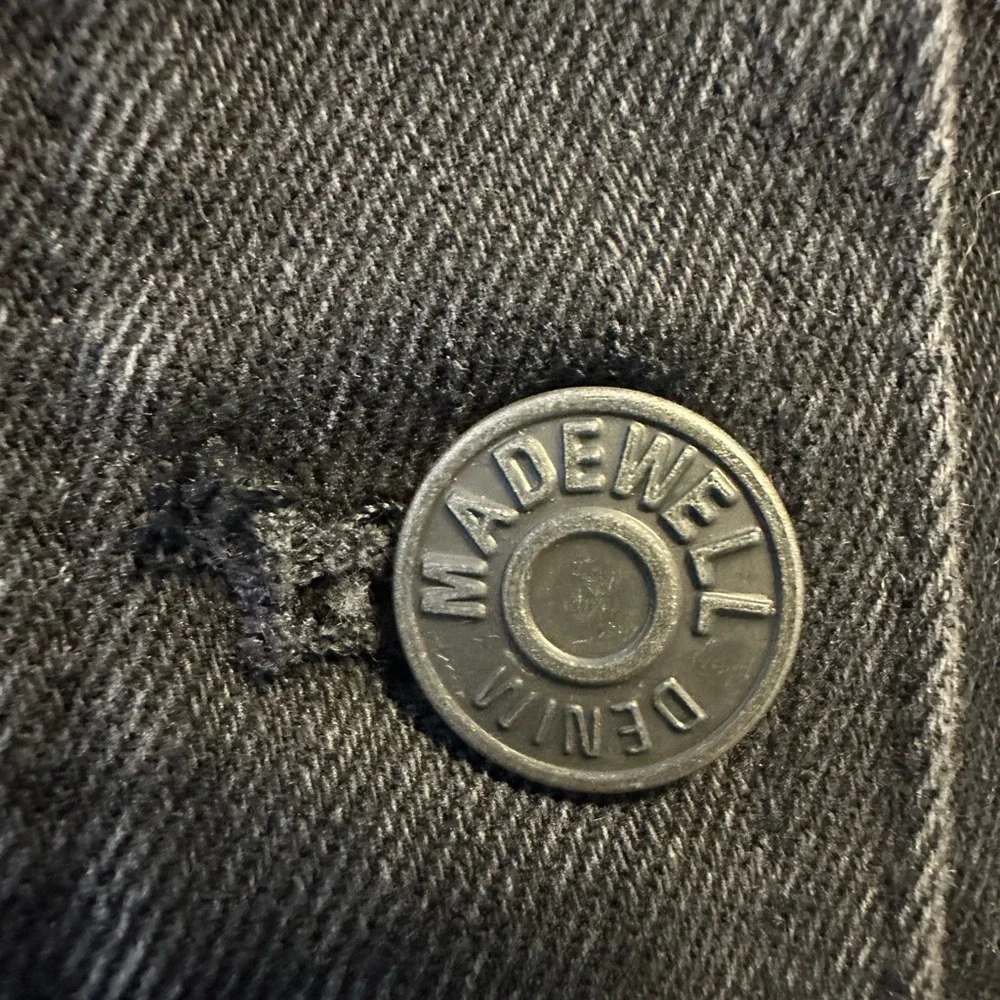 Madewell Black Denim Mini Skirt - Picture 4 of 7